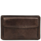 Темно-коричнева сумка клатч Tuscany Leather tl141445 Dark Brown - Фотографія № 100