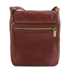 Коричнева шкіряна сумка через плече Tuscany Leather TL141510 Brown - Фотографія № 103