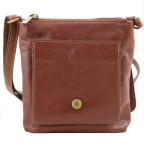 Коричнева шкіряна сумка через плече Tuscany Leather TL141510 Brown - Фотографія № 104