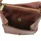 Коричнева шкіряна сумка через плече Tuscany Leather TL141510 Brown - Фотографія № 105