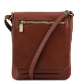 Коричнева шкіряна сумка через плече Tuscany Leather TL141510 Brown