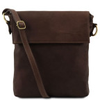 Темно-коричнева сумочка через плече Tuscany Leather TL141511 Dark Coffe - Фотографія № 100