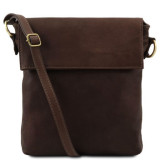 Тёмно-коричневая сумочка через плечо Tuscany Leather TL141511 Dark Coffe