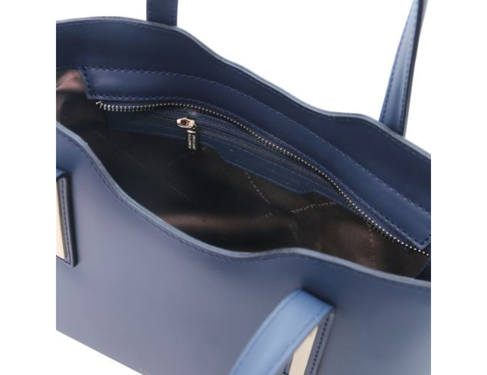 Класична жіноча сумочка OLIMPIA Tuscany Leathe TL141521 Dark Blue - Фотографія № 5