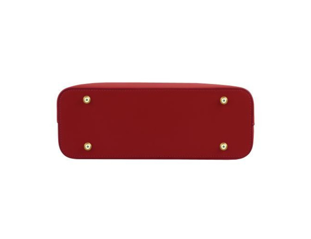Червона жіноча сумка зі шкіри OLIMPIA Tuscany Leathe TL141521 Red - Фотографія № 3