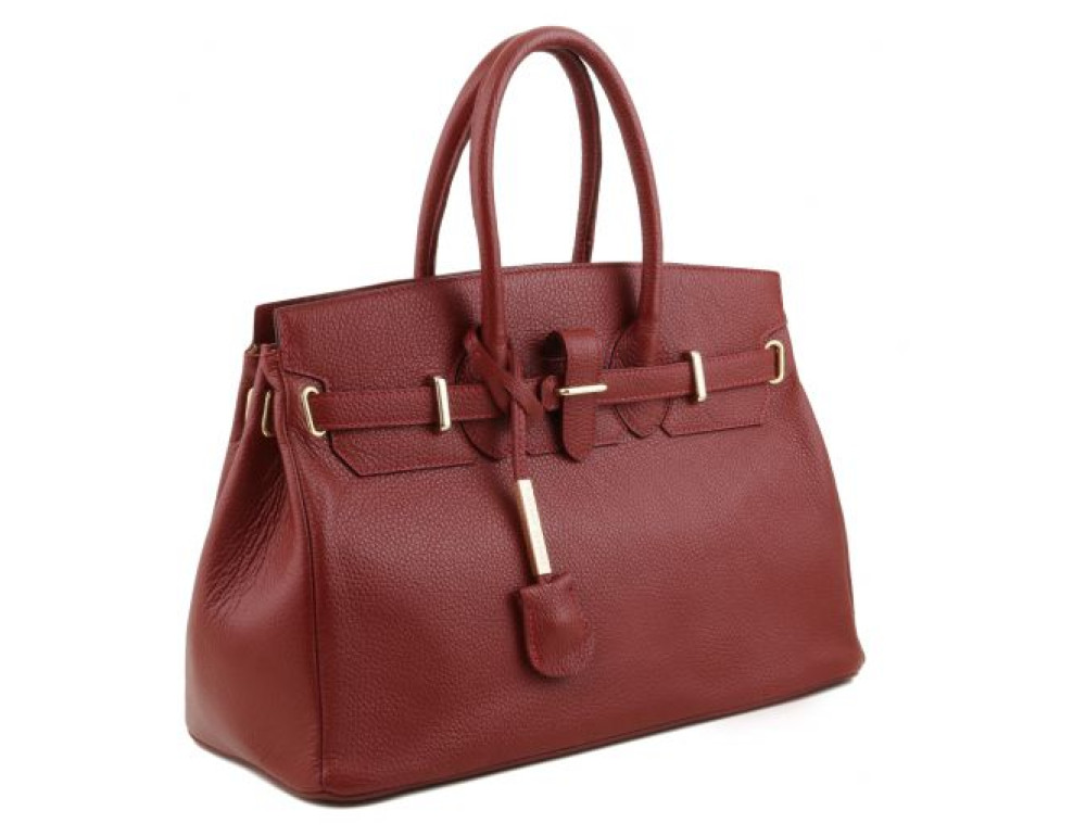 Червона жіноча сумка з натуральної шкіри Tuscany Leather TL141529 Red - Фотографія № 3