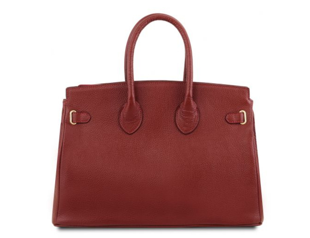 Червона жіноча сумка з натуральної шкіри Tuscany Leather TL141529 Red - Фотографія № 4