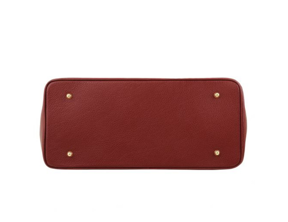 Червона жіноча сумка з натуральної шкіри Tuscany Leather TL141529 Red - Фотографія № 5
