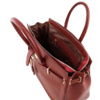 Червона жіноча сумка з натуральної шкіри Tuscany Leather TL141529 Red - Фотографія № 105
