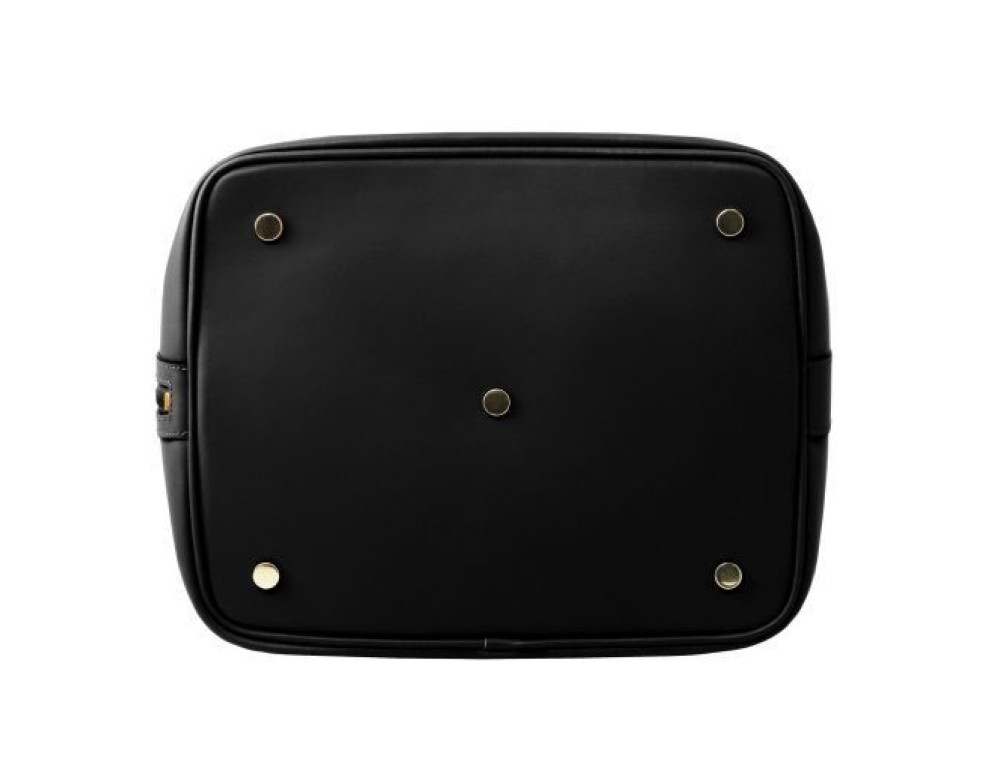 Чорна жіноча шкіряна сумка мішок Tuscany Leather Vittoria TL141531 Black - Фотографія № 4