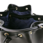 Чорна жіноча шкіряна сумка мішок Tuscany Leather Vittoria TL141531 Black - Фотографія № 104