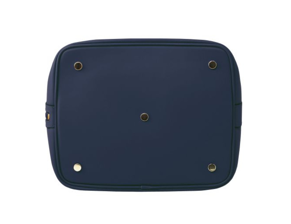 Темно-синя жіноча шкіряна сумка мішок Tuscany Leather Vittoria TL141531 Navy - Фотографія № 4