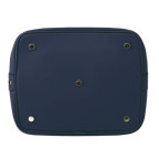 Темно-синя жіноча шкіряна сумка мішок Tuscany Leather Vittoria TL141531 Navy - Фотографія № 103