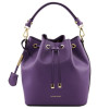 Фіолетова жіноча шкіряна сумка мішок Tuscany Leather Vittoria TL141531 Purple