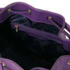 Фіолетова жіноча шкіряна сумка мішок Tuscany Leather Vittoria TL141531 Purple - Фотографія № 104