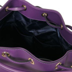 Фіолетова жіноча шкіряна сумка мішок Tuscany Leather Vittoria TL141531 Purple - Фотографія № 105