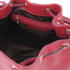 Червона жіноча шкіряна сумка мішок Tuscany Leather Vittoria TL141531 Red - Фотографія № 104