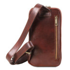 Коричнева чоловіча сумка слінг Tuscany Leather TL141536 Brown - Фотографія № 103
