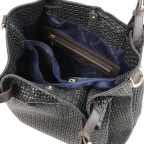 Чорна жіноча шкіряна сумка з плетеної шкіри KEYLUCK Tuscany Leathe TL141573 Black - Фотографія № 104