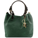 Зелена жіноча сумка з м'якої шкіри KEYLUCK Tuscany Leathe TL141573 FOREST GREEN