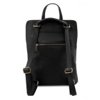 Велика шкіряна сумка-рюкзак жіноча Tuscany Leather TL141682 Black - Фотографія № 102