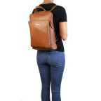 Велика шкіряна сумка-рюкзак жіноча Tuscany Leather TL141682 Black - Фотографія № 106