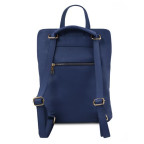 Темно-синій жіночий рюкзак-сумка зі шкіри Tuscany Leather TL141682 Dark Blue - Фотографія № 101