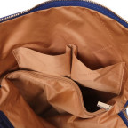 Темно-синій жіночий рюкзак-сумка зі шкіри Tuscany Leather TL141682 Dark Blue - Фотографія № 104