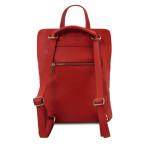 Червоний шкіряний рюкзак жіночий Tuscany Leather TL141682 Red - Фотографія № 102
