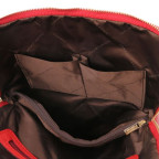 Червоний шкіряний рюкзак жіночий Tuscany Leather TL141682 Red - Фотографія № 104