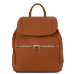 Жіночий шкіряний рюкзак з клапаном Tuscany Leather TL141697 Brown - Фотографія № 100