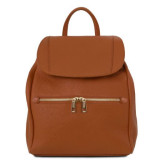 Жіночий шкіряний рюкзак з клапаном Tuscany Leather TL141697 Brown