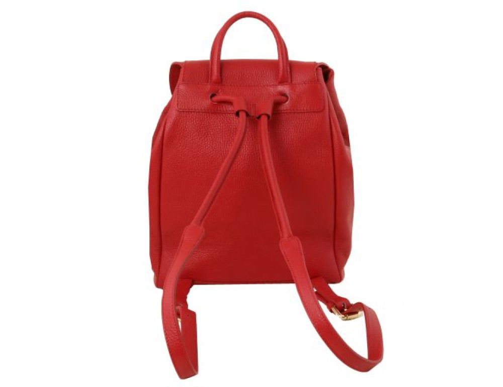 Червоний жіночий шкіряний рюкзак Tuscany Leather TL141697 Red - Фотографія № 4