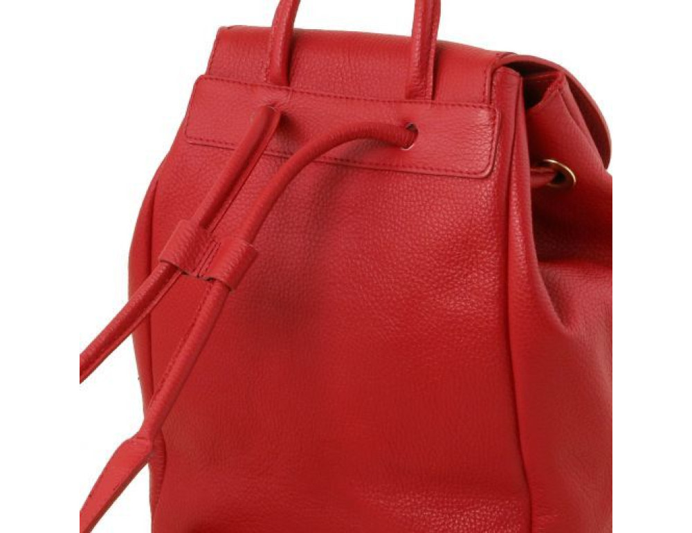 Червоний жіночий шкіряний рюкзак Tuscany Leather TL141697 Red - Фотографія № 5