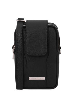 Чорна сумочка чохол жіноча Tuscany Leather TL141698 Black