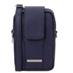 Темно-синя жіноча сумка чохол Tuscany Leather TL141698 Blue - Фотографія № 100