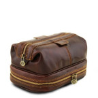 Світло-коричнева шкіряна косметичка Tuscany Leather TL141717 Med - Фотографія № 101