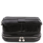 Чоловік шкіряний Нессер чорного кольору Tuscany Leather TL141717 Black - Фотографія № 100
