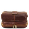 Коричнева шкіряна чоловіча косметичка Tuscany Leather TL141717 Brown