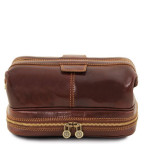 Коричнева шкіряна чоловіча косметичка Tuscany Leather TL141717 Brown - Фотографія № 100