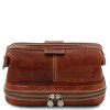 Світло-коричнева шкіряна косметичка Tuscany Leather TL141717 Med
