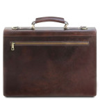 Чорний шкіряний портфель чоловічий Tuscany Leather TL141732 Black - Фотографія № 102