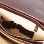 Чорний шкіряний портфель чоловічий Tuscany Leather TL141732 Black - Фотографія № 105