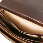 Чорний шкіряний портфель чоловічий Tuscany Leather TL141732 Black - Фотографія № 106