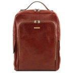 Коричневий шкіряний рюкзак унісек BANGKOK Tuscany Leather TL141793 Brown - Фотографія № 100