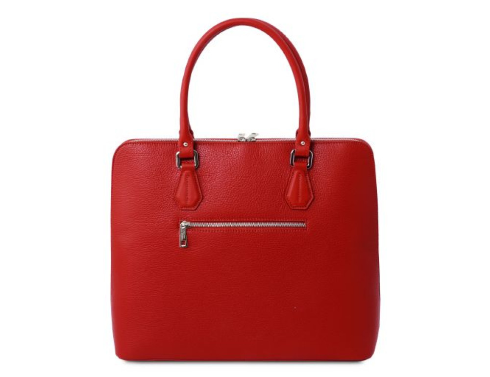 Жіноча шкіряна сумочка Magnolia Tuscany Leather TL141809 Red - Фотографія № 3