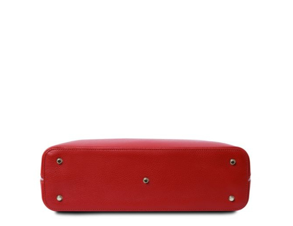 Жіноча шкіряна сумочка Magnolia Tuscany Leather TL141809 Red - Фотографія № 5