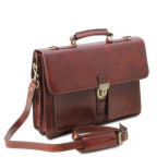 Великий чорний портфель Tuscany Leathe TL141825 Black - Фотографія № 103