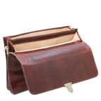 Великий чорний портфель Tuscany Leathe TL141825 Black - Фотографія № 107
