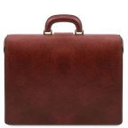 Чоловік шкіряний саквояж-портфель Tuscany Leather TL141826 Black - Фотографія № 103